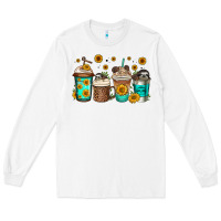 White sloth coffee cups Long Sleeve Tee - Jasminsmagicworld