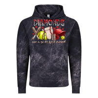 Cloud Black diamonds are a girls best friends Vintage Hoodie - RacoonDesign