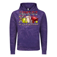 Cloud Purple diamonds are a girls best friends Vintage Hoodie - RacoonDesign