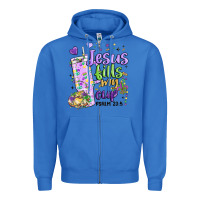 True Royal mardi gras jesus fills my cup Zipper Hoodie - MaliasSmallBusiness