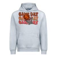 Heather Grey game day game day game day basketball Urban Hoodie - HowdyJamesFarm