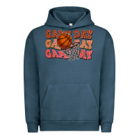 Pigment Midnight Navy game day game day game day basketball Urban Hoodie - HowdyJamesFarm