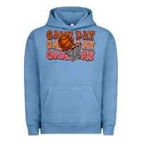 Pigment Pebble Blue game day game day game day basketball Urban Hoodie - HowdyJamesFarm