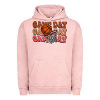 Pigment Salmon game day game day game day basketball Urban Hoodie - HowdyJamesFarm