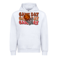 White game day game day game day basketball Urban Hoodie - HowdyJamesFarm