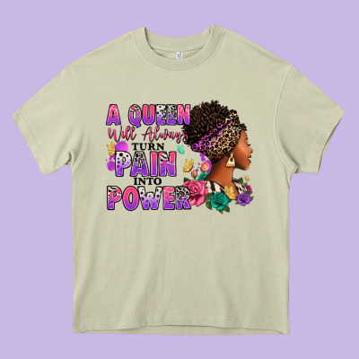 Heavy Core Tee A queen will always turn pain into power