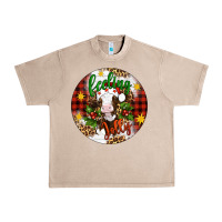 French Oak Christmas feeling jolly cow ornament Urban Heavy Tee - Artiststas