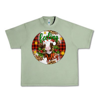 Oil Green Christmas feeling jolly cow ornament Urban Heavy Tee - Artiststas