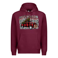 Burgundy merryy christmas truck Premium Hoodie - Bettercallsaul
