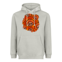 Moon Dust Thanksgiving Turkey With Tartan Patch Heavyweight Hoodie - BundleAndBundleShop