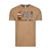 Vintage Coffee coffee chaos and candy canes Vintage Tee - AdoDesignShop