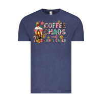 Coffee Chaos And Candy Canes Vintage Tee | Teevron