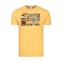 Vintage Mustard coffee chaos and candy canes Vintage Tee - AdoDesignShop