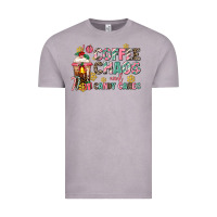Vintage Zinc coffee chaos and candy canes Vintage Tee - AdoDesignShop