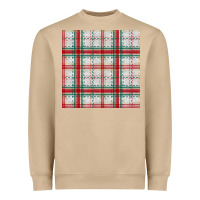 Mushroom christmas plaid seamless pattern Heavyweight Sweatshirt - BundleAndBundleShop