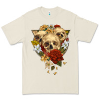 Bone Triangle Flower Skeletons Premium Tee - RanaPortraitStore