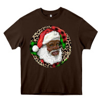 Afro Santa Christmas Heavy Core Tee | Teevron