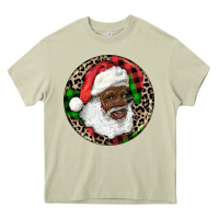Mossy Afro Santa Christmas Heavy Core Tee - RanaPortraitStore
