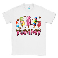 White yummy Classic Tee - AdoDesignShop