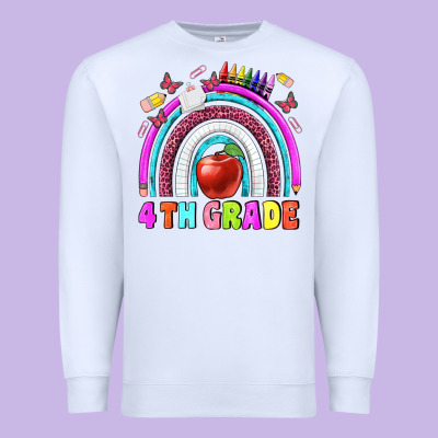 4 Th  Grade Premium Sweatshirt Designed By Bundleandbundleshop