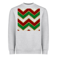 Heather Grey christmas stripes seamless pattern Heavyweight Sweatshirt - BundleAndBundleShop