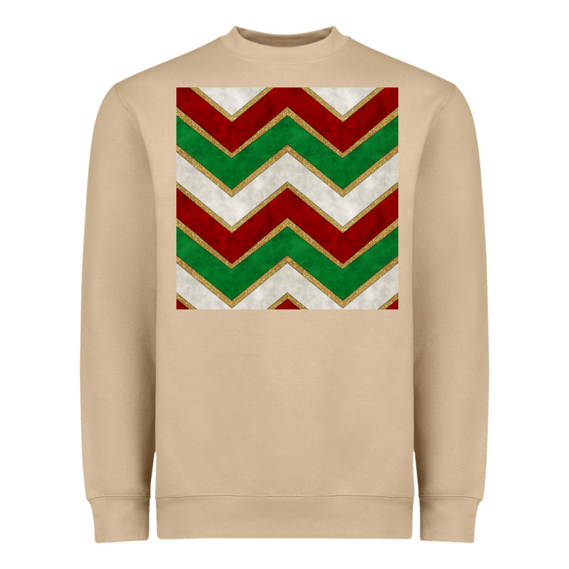 Christmas Stripes Seamless Pattern Heavyweight Sweatshirt by BundleAndBundleShop | Teevron