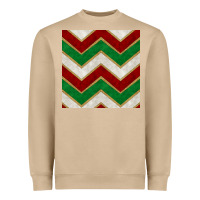 Mushroom christmas stripes seamless pattern Heavyweight Sweatshirt - BundleAndBundleShop