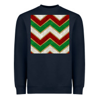 Navy christmas stripes seamless pattern Heavyweight Sweatshirt - BundleAndBundleShop