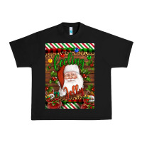 Black Christmas Feeling Jolly Santa Urban Heavy Tee - Artiststas