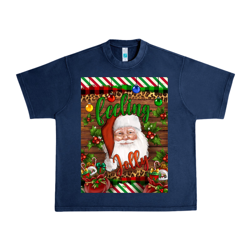 Christmas Feeling Jolly Santa Urban Heavy Tee by Artiststas | Teevron