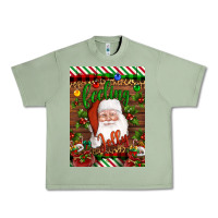 Oil Green Christmas Feeling Jolly Santa Urban Heavy Tee - Artiststas