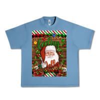 Pebble Blue Christmas Feeling Jolly Santa Urban Heavy Tee - Artiststas