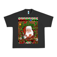 Pigment Black Christmas Feeling Jolly Santa Urban Heavy Tee - Artiststas