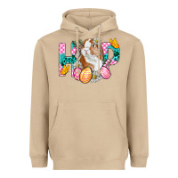 Mushroom Hop Bunny Easter Heavyweight Hoodie - BundleAndBundleShop