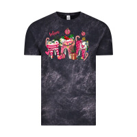 Cloud Black pink christmas teeth Vintage Tee - AdoDesignShop