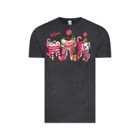 Vintage Black pink christmas teeth Vintage Tee - AdoDesignShop