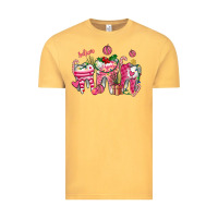 Vintage Mustard pink christmas teeth Vintage Tee - AdoDesignShop