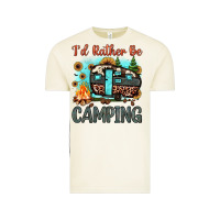 Vintage Arctic i'd rather be camping Vintage Tee - JahusDesignShop