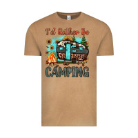 Vintage Camel i'd rather be camping Vintage Tee - JahusDesignShop