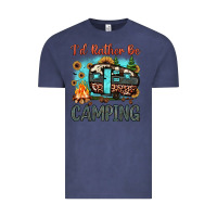 Vintage Denim i'd rather be camping Vintage Tee - JahusDesignShop