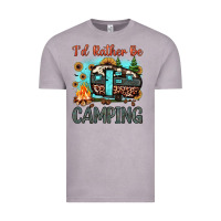 Vintage Zinc i'd rather be camping Vintage Tee - JahusDesignShop