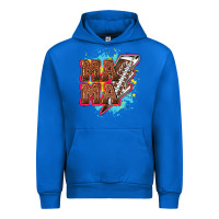 Cobalt Mama Football lightning bolt Urban Hoodie - HowdyJamesFarm