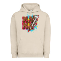 Pigment French Oak Mama Football lightning bolt Urban Hoodie - HowdyJamesFarm