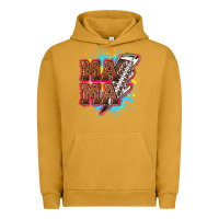 Pigment Peanut Butter Mama Football lightning bolt Urban Hoodie - HowdyJamesFarm