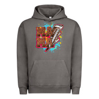 Pigment Tornado Mama Football lightning bolt Urban Hoodie - HowdyJamesFarm
