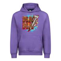 Tulip Mama Football lightning bolt Urban Hoodie - HowdyJamesFarm