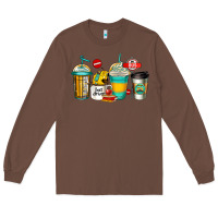 Chestnut school bus driver coffee cups Long Sleeve Tee - Jasminsmagicworld
