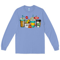 Colony Blue school bus driver coffee cups Long Sleeve Tee - Jasminsmagicworld