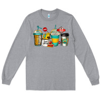 Heather Grey school bus driver coffee cups Long Sleeve Tee - Jasminsmagicworld