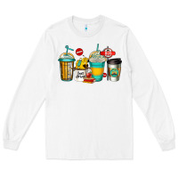 White school bus driver coffee cups Long Sleeve Tee - Jasminsmagicworld